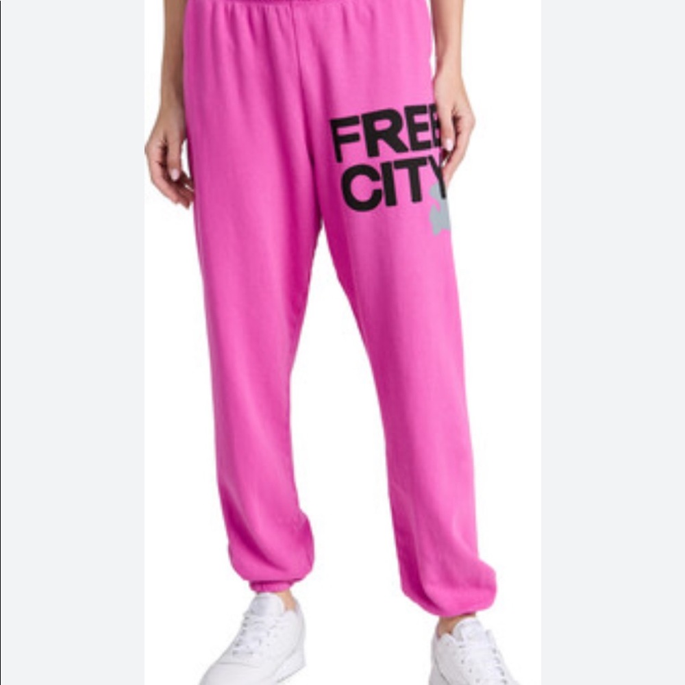 Pink Free City Sweatpants